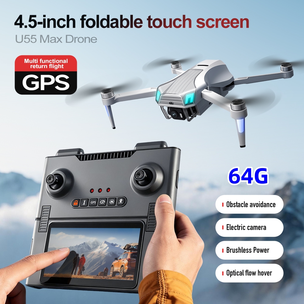 NCZOBOE U55 Drone Professional - đánh giá và giá Fpv Brushless Rc Drone 4K