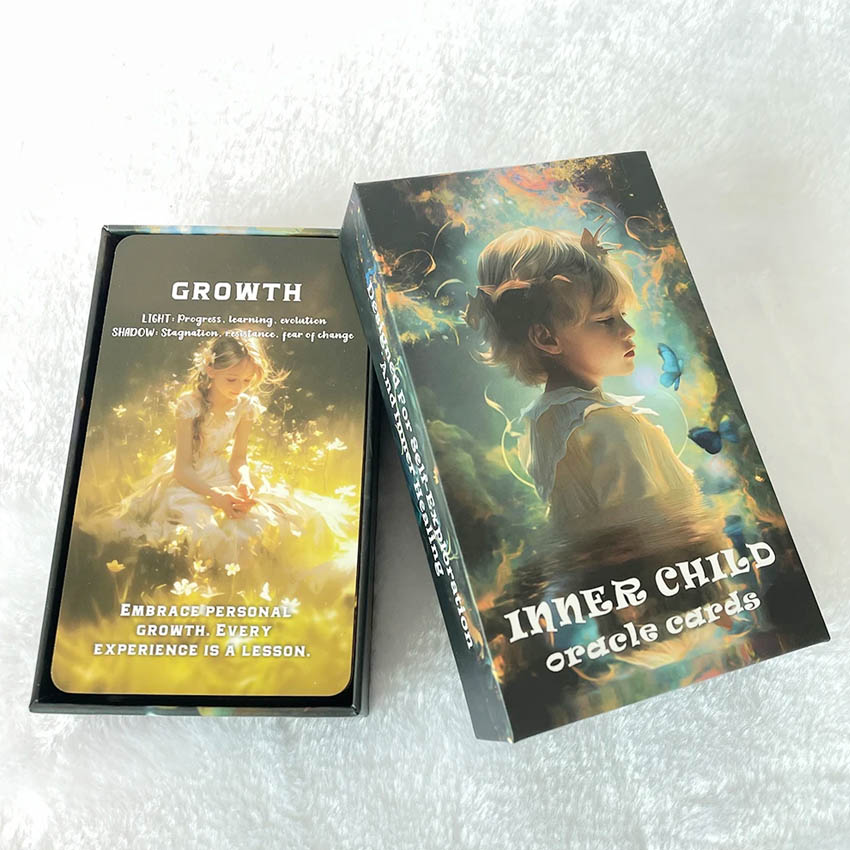 Inner Child Oracle Cards, Taro - đánh giá và giá Tarot Cards Deck With Guidebook