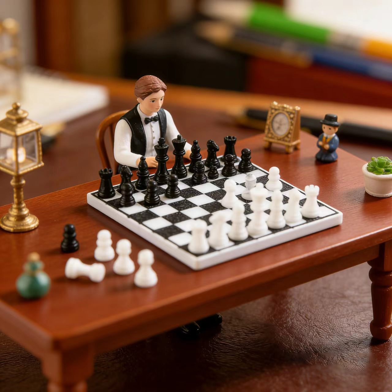 1set/Miniature black and white - đánh giá và giá Board Games