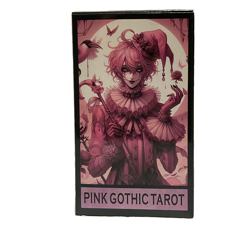 Pink Gothic Tarot Deck 78 Card - đánh giá và giá Tarot Cards Deck With Guidebook