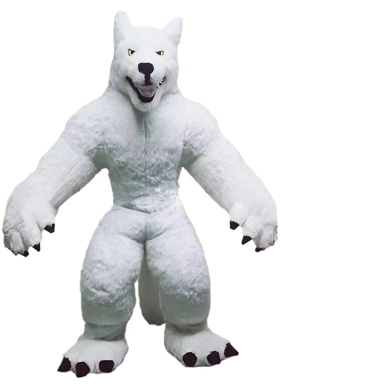 Giant Inflatable Grey Wolf Mas - đánh giá và giá Dolls