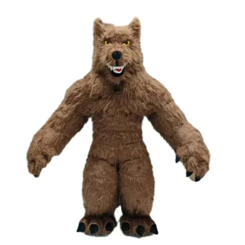 Giant Inflatable Grey Wolf Mas - đánh giá và giá Dolls