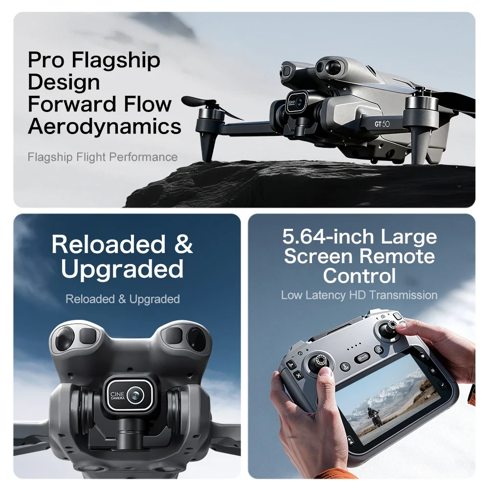 GT50 4K/6K/8K FPV Drone with D - đánh giá và giá Fpv Brushless Rc Drone 4K